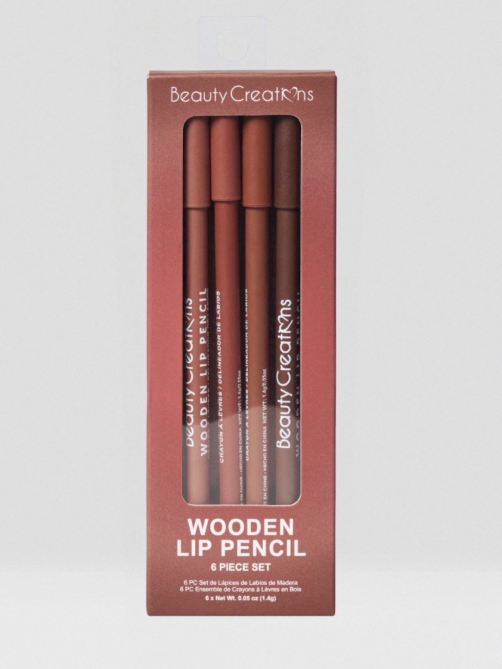 Beauty Creations Lip Liner Set - Warm Brown & Nude Tones